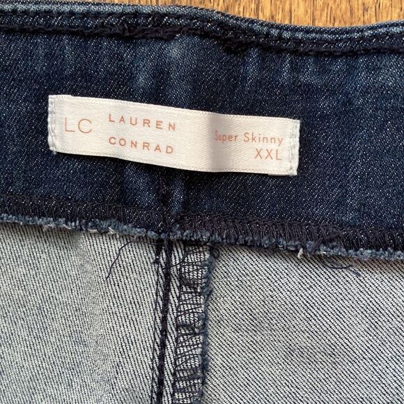 Lauren Conrad Pull-On Comfort Millennial Super Skinny Jeans Size XXL - Picture 4 of 9